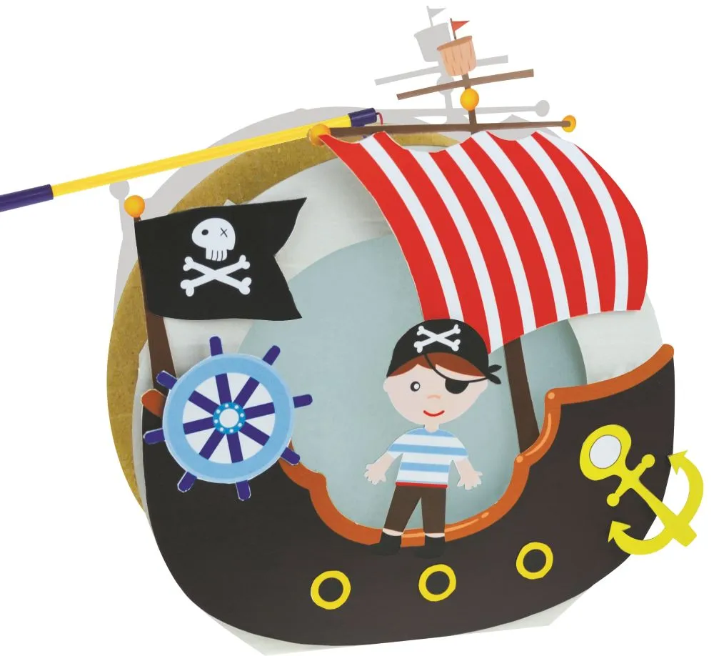 Kit artigianale lanterna nave pirata