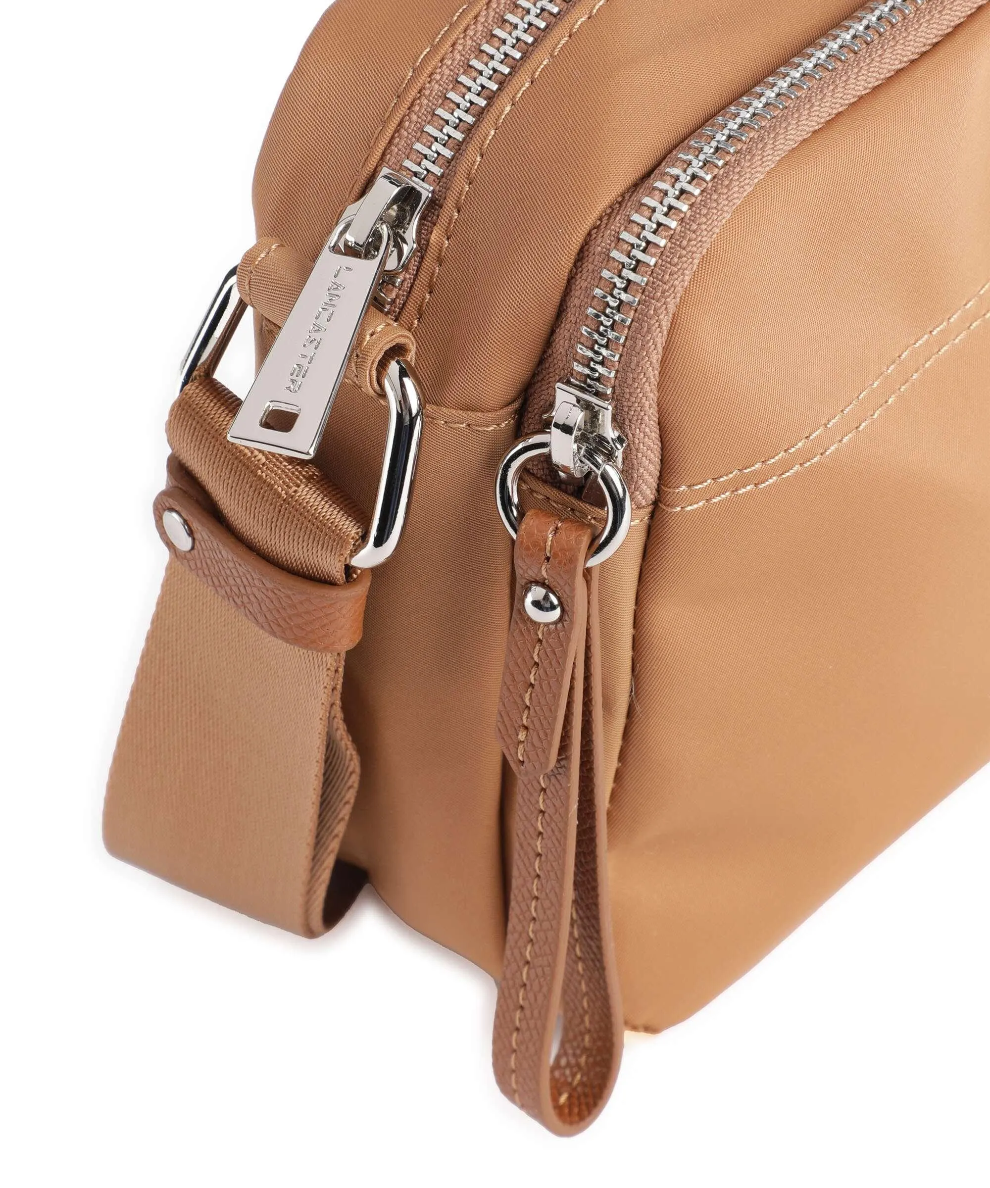  Lancaster Basic Premium Borsa a tracolla nylon marrone  