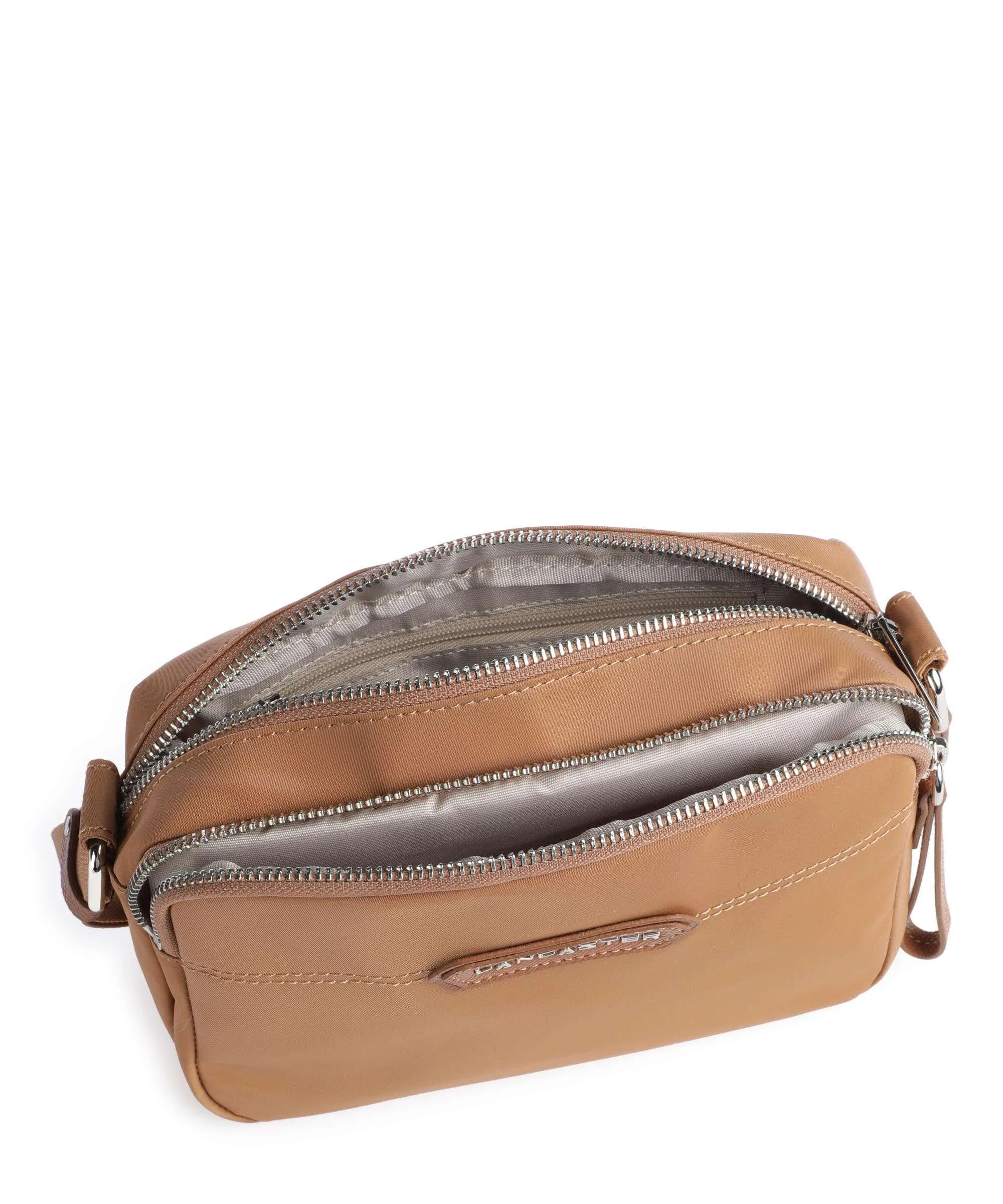  Lancaster Basic Premium Borsa a tracolla nylon marrone  
