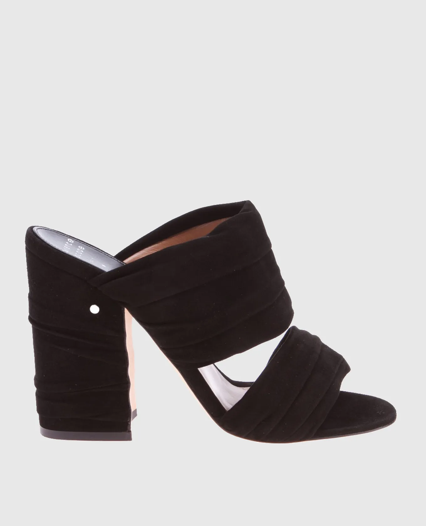 Laurence Dacade Sandali Rona in pelle scamosciata nera RONA