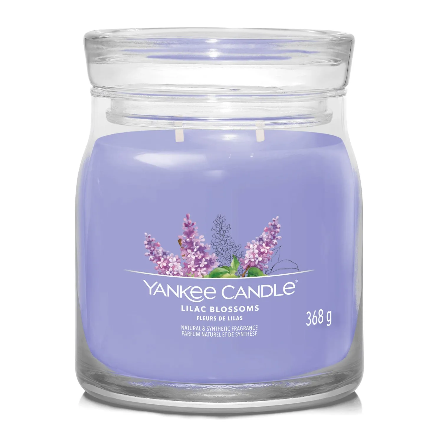 Lilac Blossoms, candela in giara media - Yankee Candle 