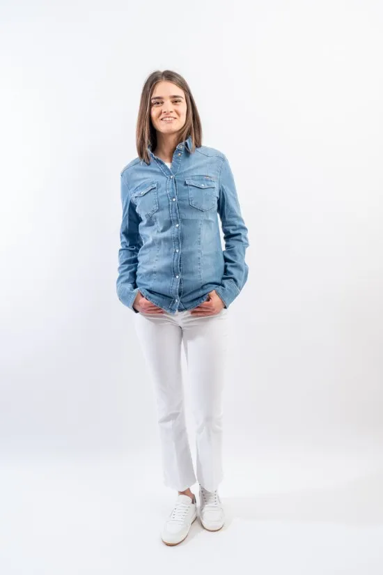 LIU JO CAMICIA ML COVER UXX046 D4051