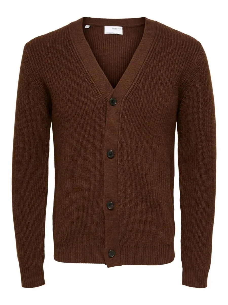 MAGLIE Uomo SELECTED 16086753 SLHUTAH SHAVED CHICOLATE