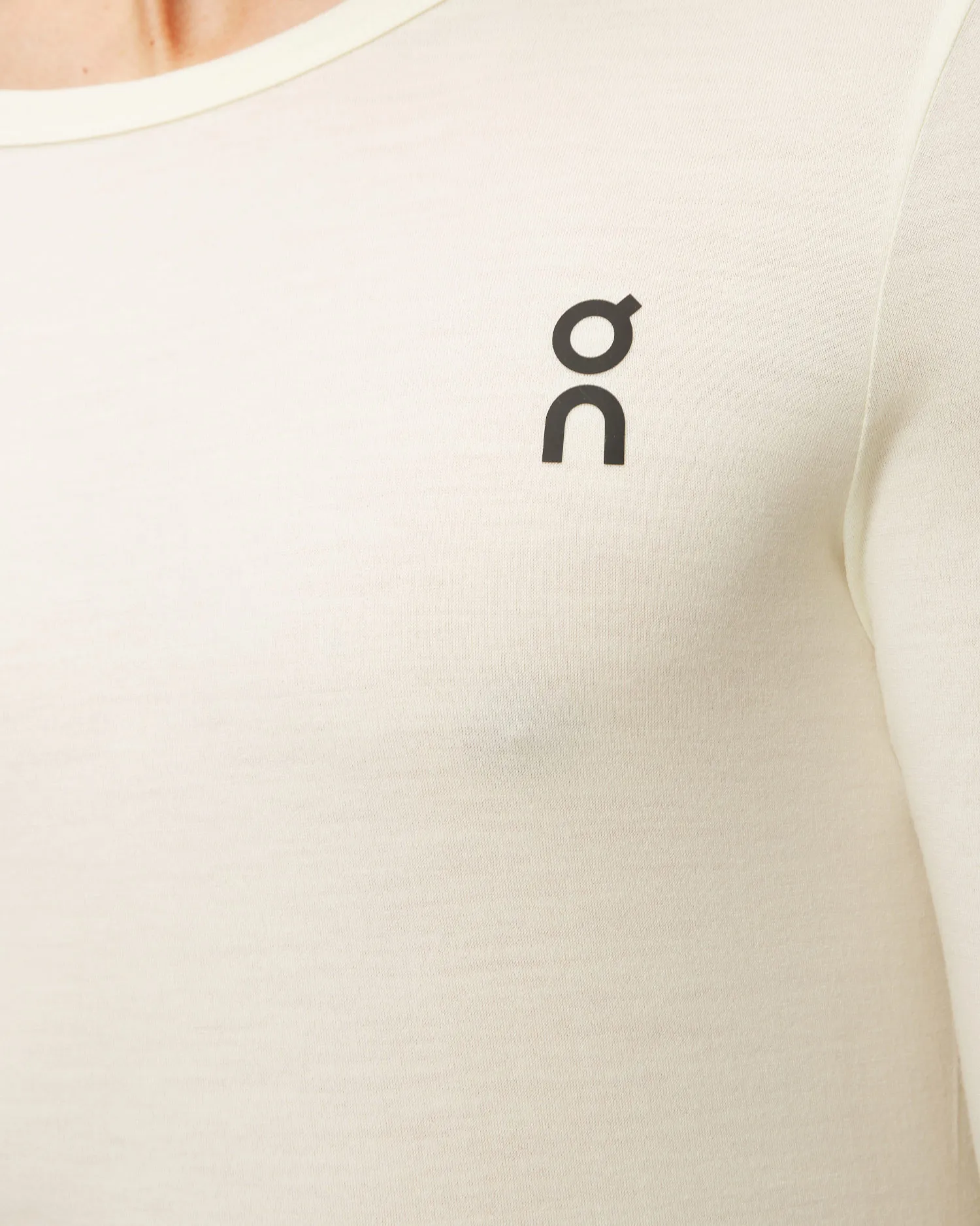 Maglietta a maniche lunghe da uomo On Running Merino Long-T 19301089-undyed-white