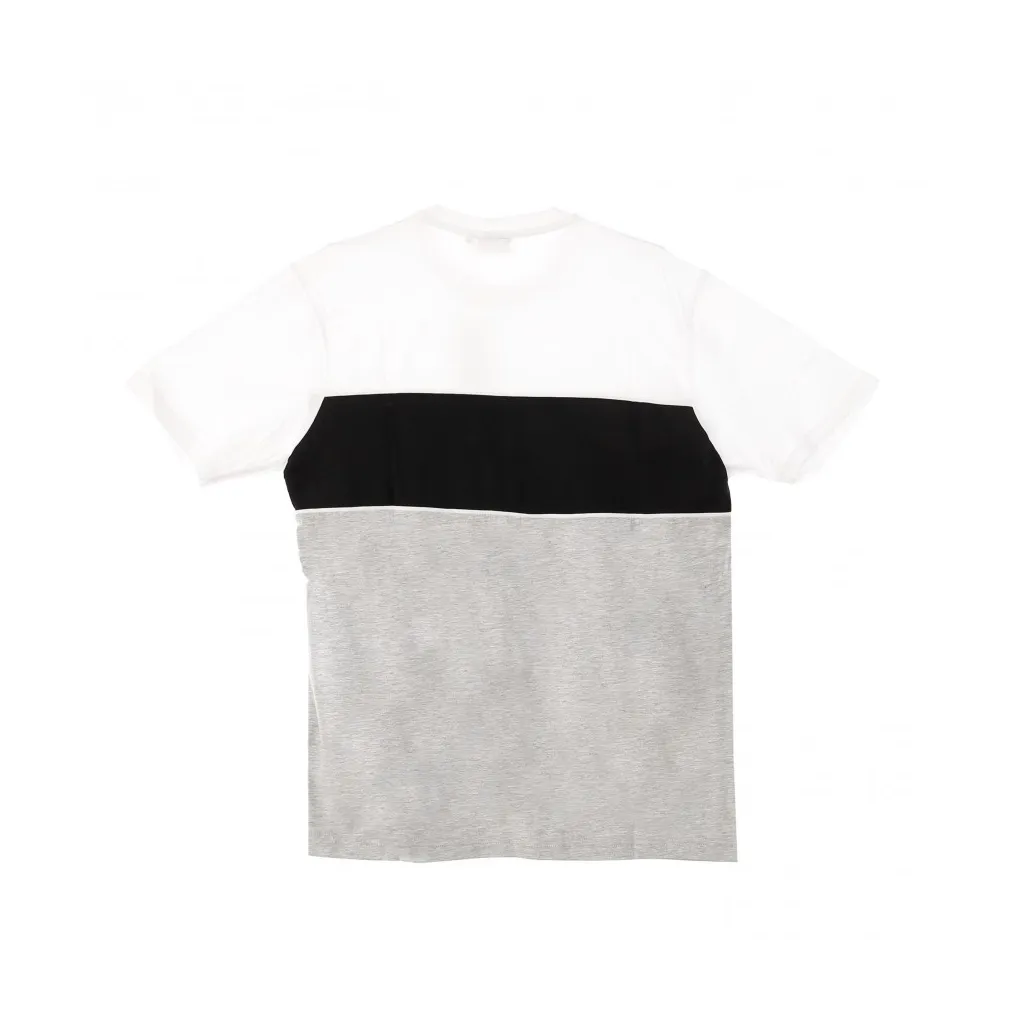 MAGLIETTA ANOKI BLOCKED TEE LIGHT GREY MELANGE BROS/BRIGHT WHITE/BLACK