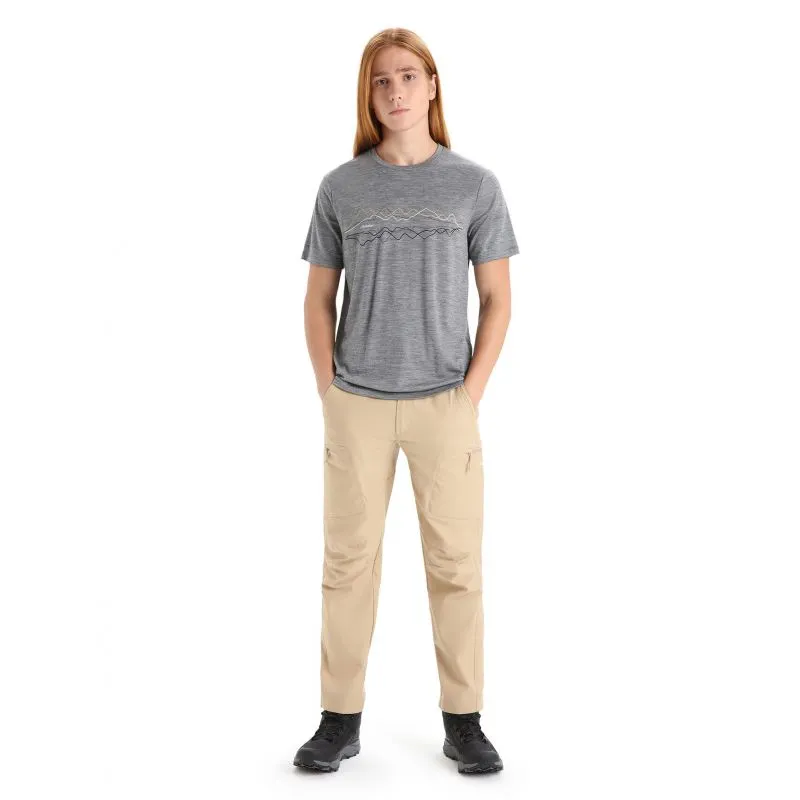 Maglietta Icebreaker Tech Lite II Icebreaker (Gritstone Heather) Uomo