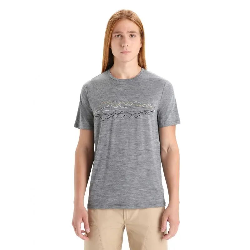 Maglietta Icebreaker Tech Lite II Icebreaker (Gritstone Heather) Uomo