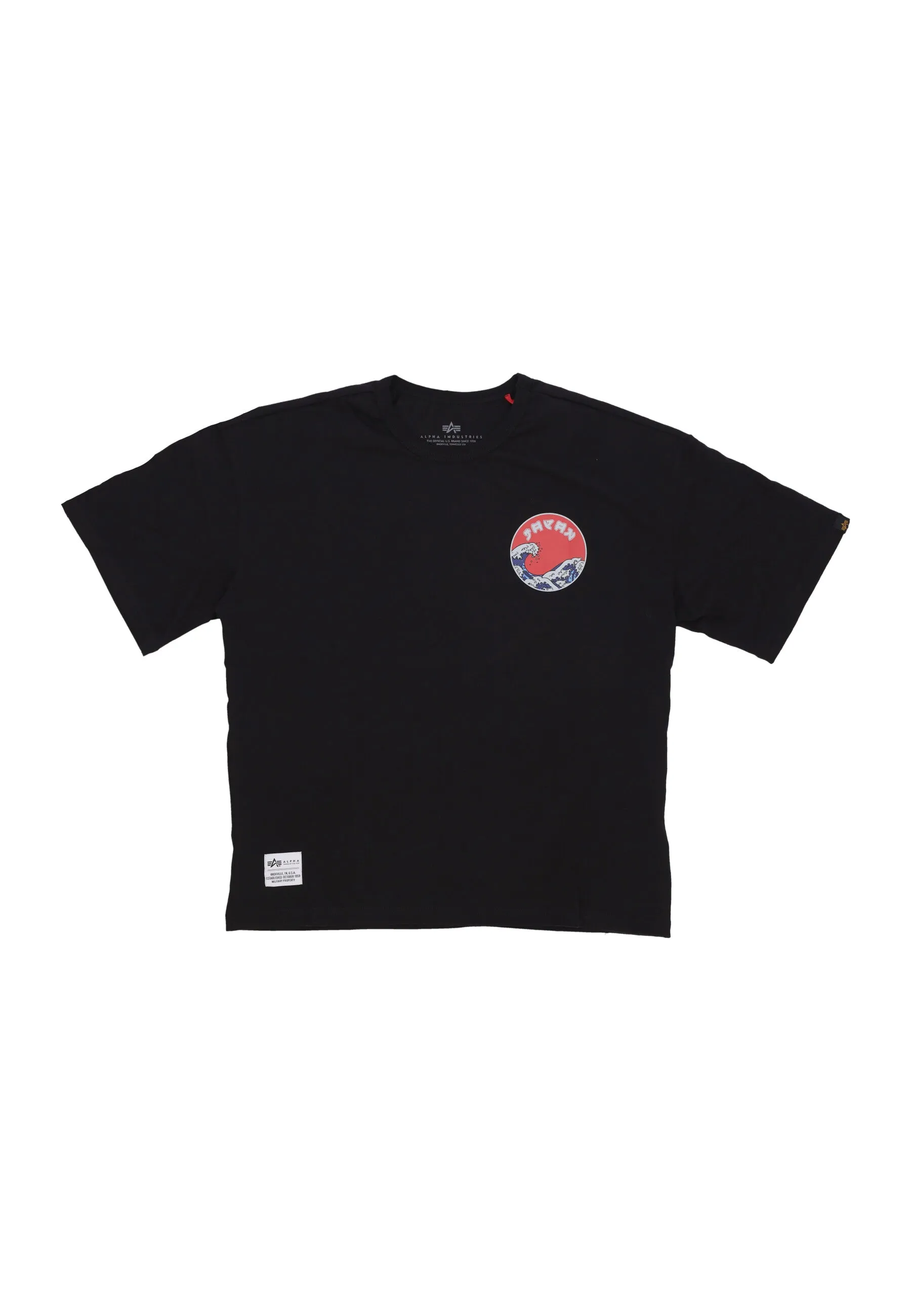 Maglietta Uomo Japan Wave Warrior Tee Black
