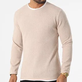 Maglione 22075 Beige Chiné