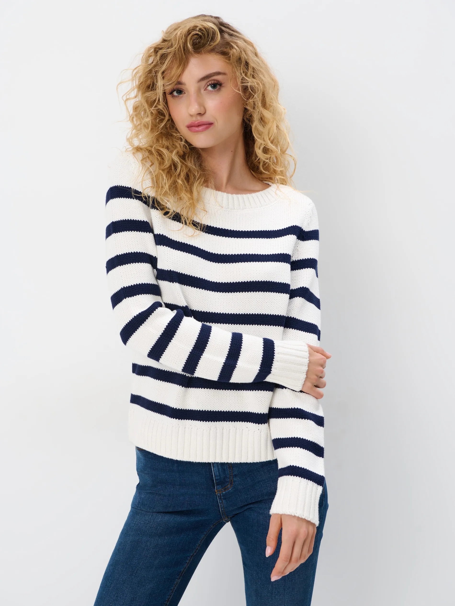Maglione a righe