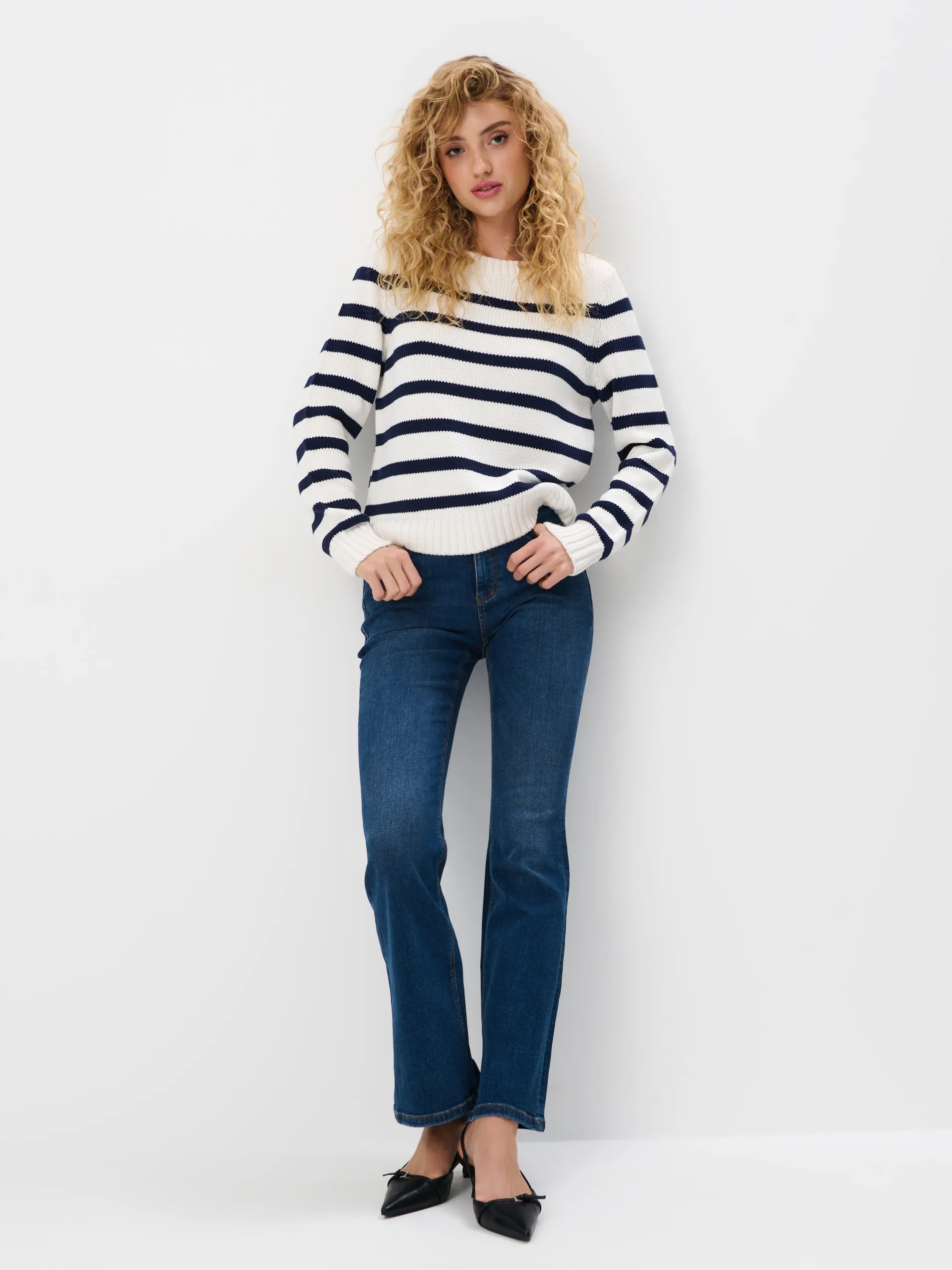 Maglione a righe