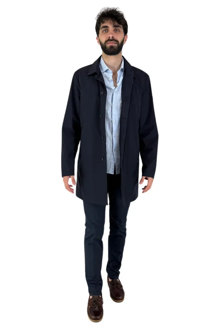 Markup cappotto in nylon con patch logo mk694014