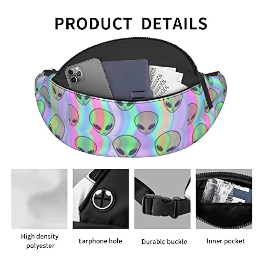 Marsupio alieno olografico Marsupio sportivo marsupio marsupio casual per donna uomo 175583741