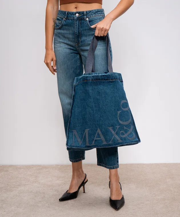 Max & Co Jeans LAURO blu con shopper LAURO