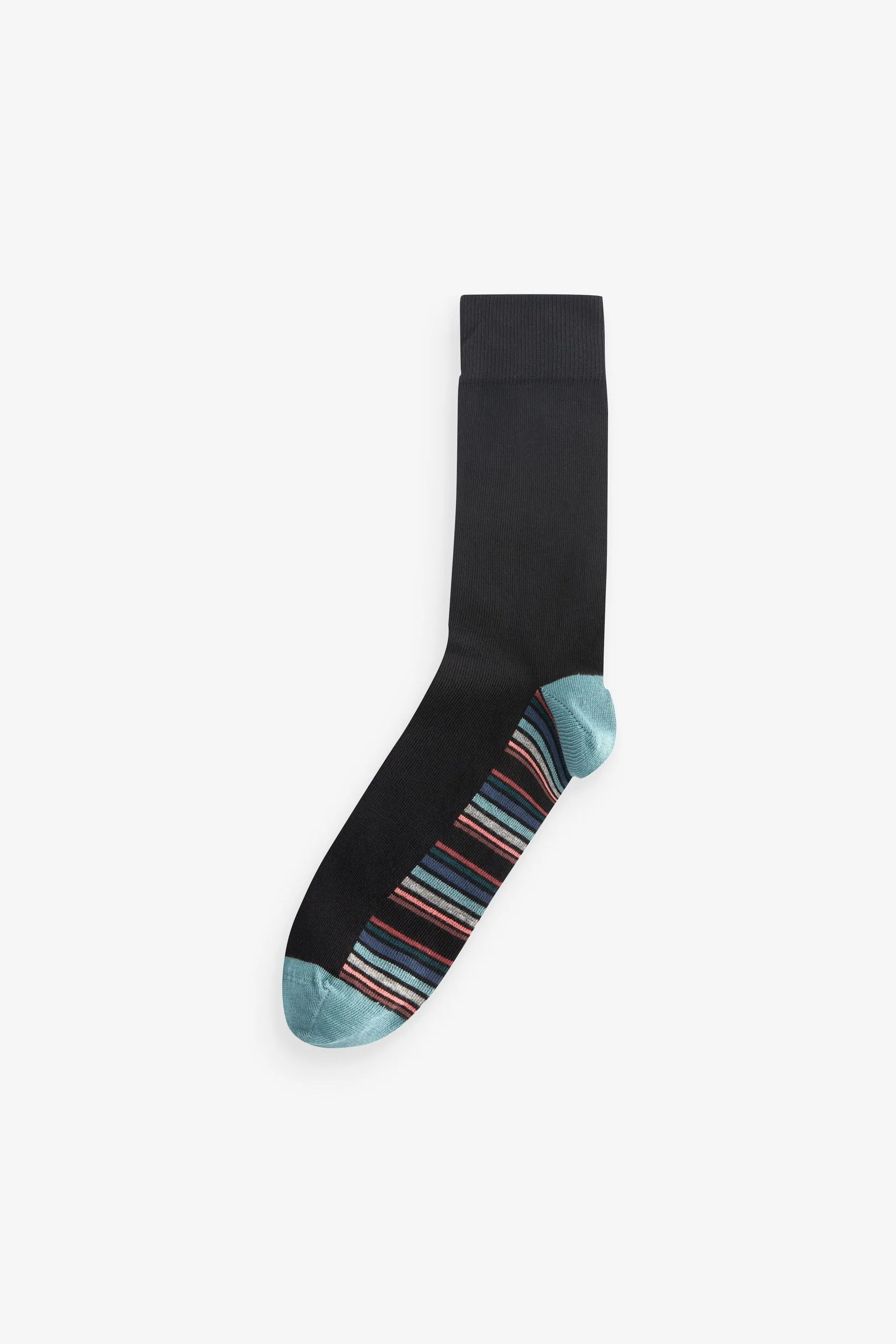 Mens Cotton Rich Black Socks    