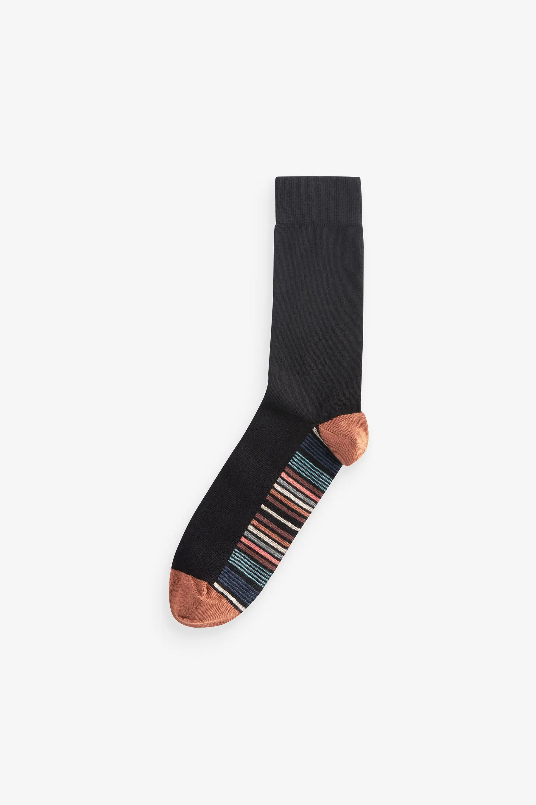 Mens Cotton Rich Black Socks    
