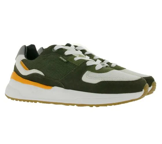 MEXX Huxley sneakers da uomo in vera pelle con plantare estraibile MXBT017001M 7000 Verde