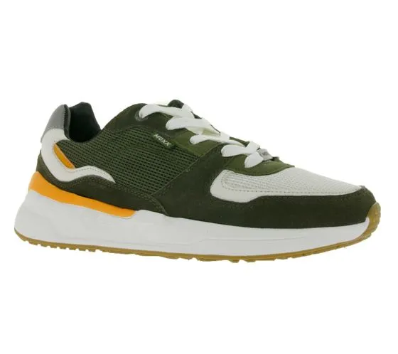 MEXX Huxley sneakers da uomo in vera pelle con plantare estraibile MXBT017001M 7000 Verde