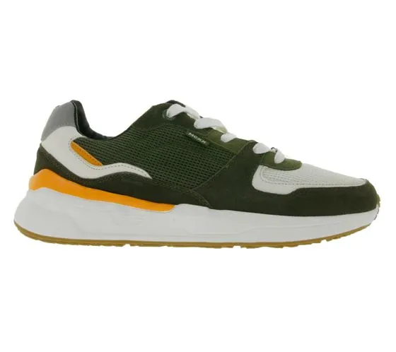MEXX Huxley sneakers da uomo in vera pelle con plantare estraibile MXBT017001M 7000 Verde