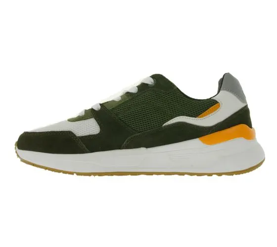 MEXX Huxley sneakers da uomo in vera pelle con plantare estraibile MXBT017001M 7000 Verde