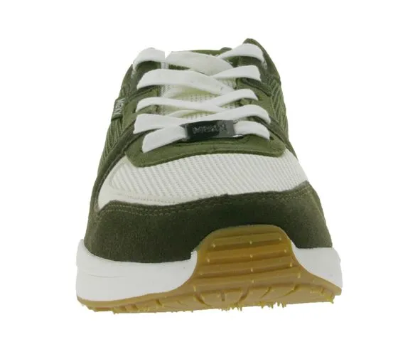 MEXX Huxley sneakers da uomo in vera pelle con plantare estraibile MXBT017001M 7000 Verde