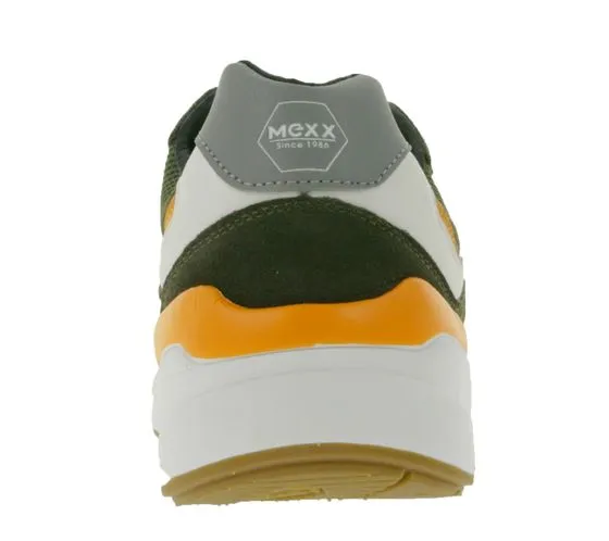MEXX Huxley sneakers da uomo in vera pelle con plantare estraibile MXBT017001M 7000 Verde