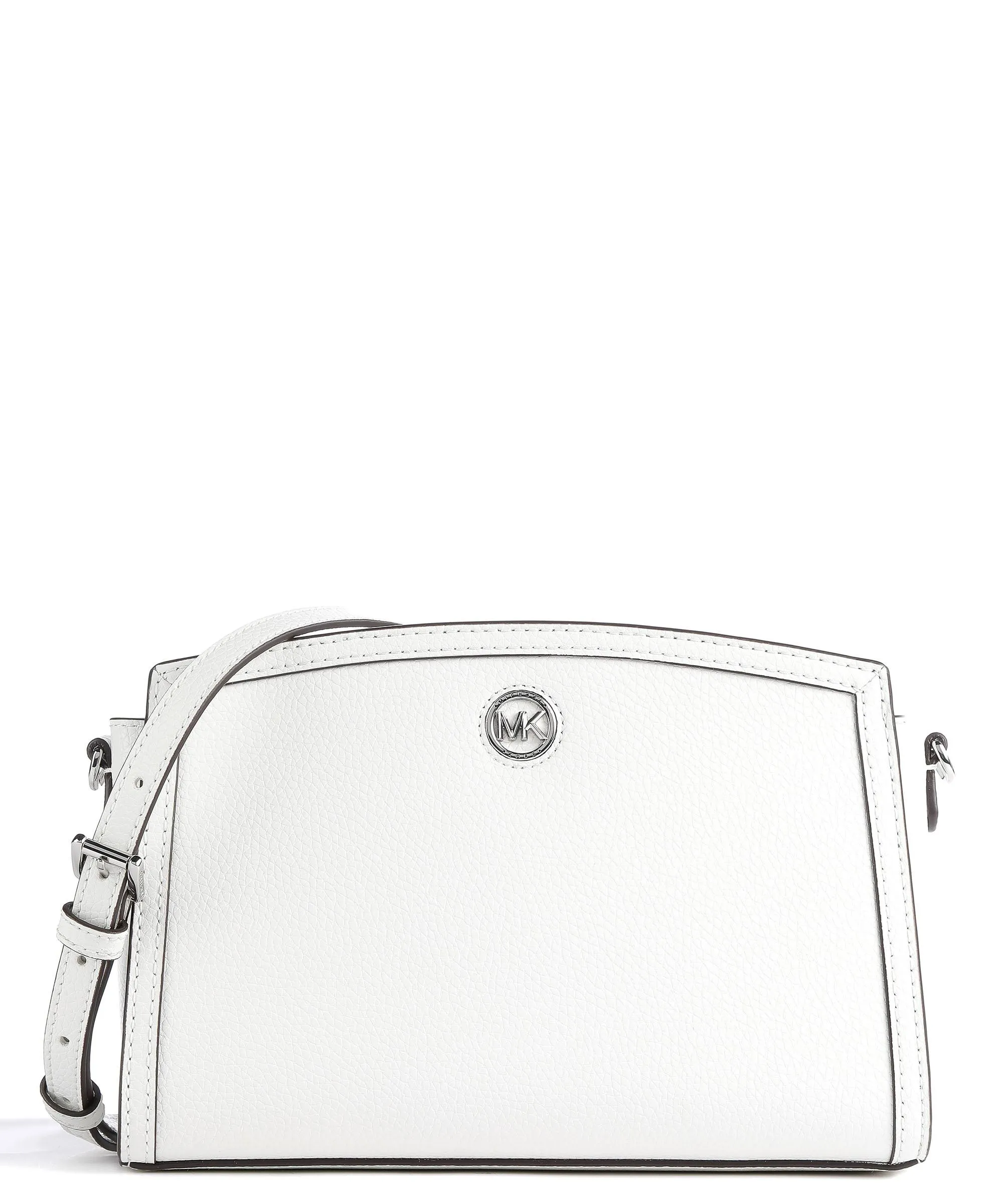  Michael Kors Chantal Borsa a tracolla pelle di vacchetta grana bianco  