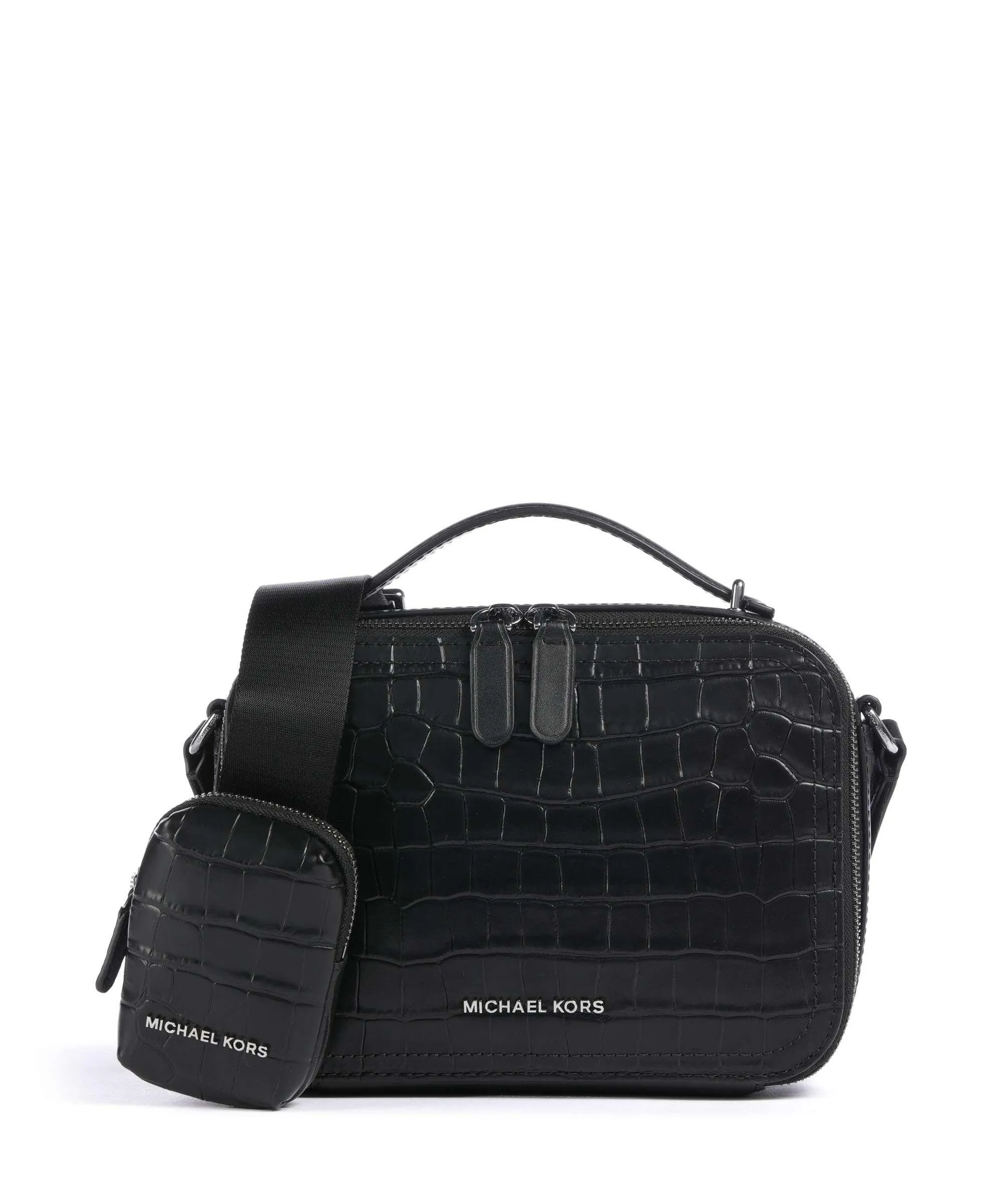  Michael Kors Hudson Borsa a tracolla pelle bovina nero  