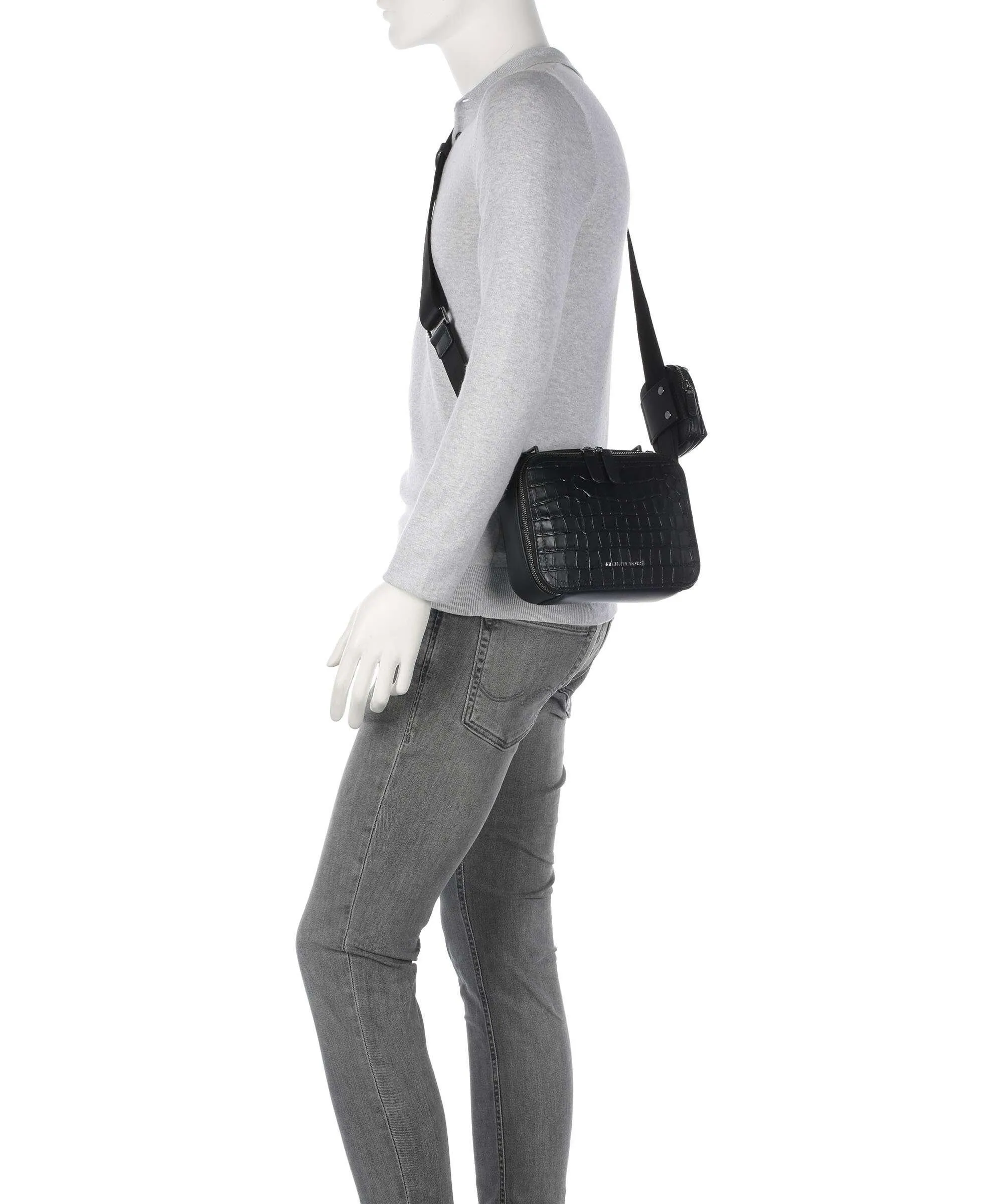  Michael Kors Hudson Borsa a tracolla pelle bovina nero  