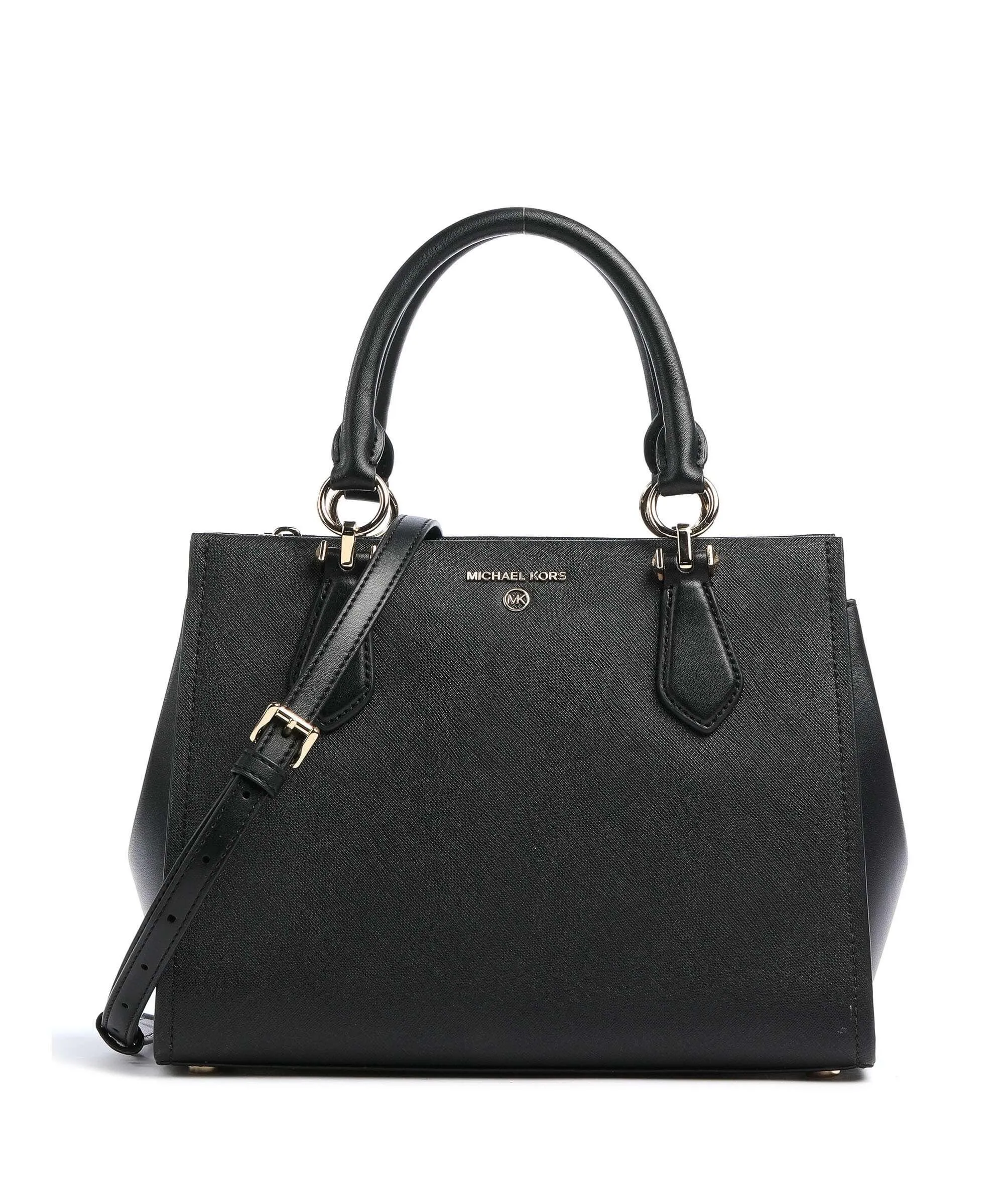  Michael Kors Marilyn Borsa a mano pelle di vacchetta saffiano nero  