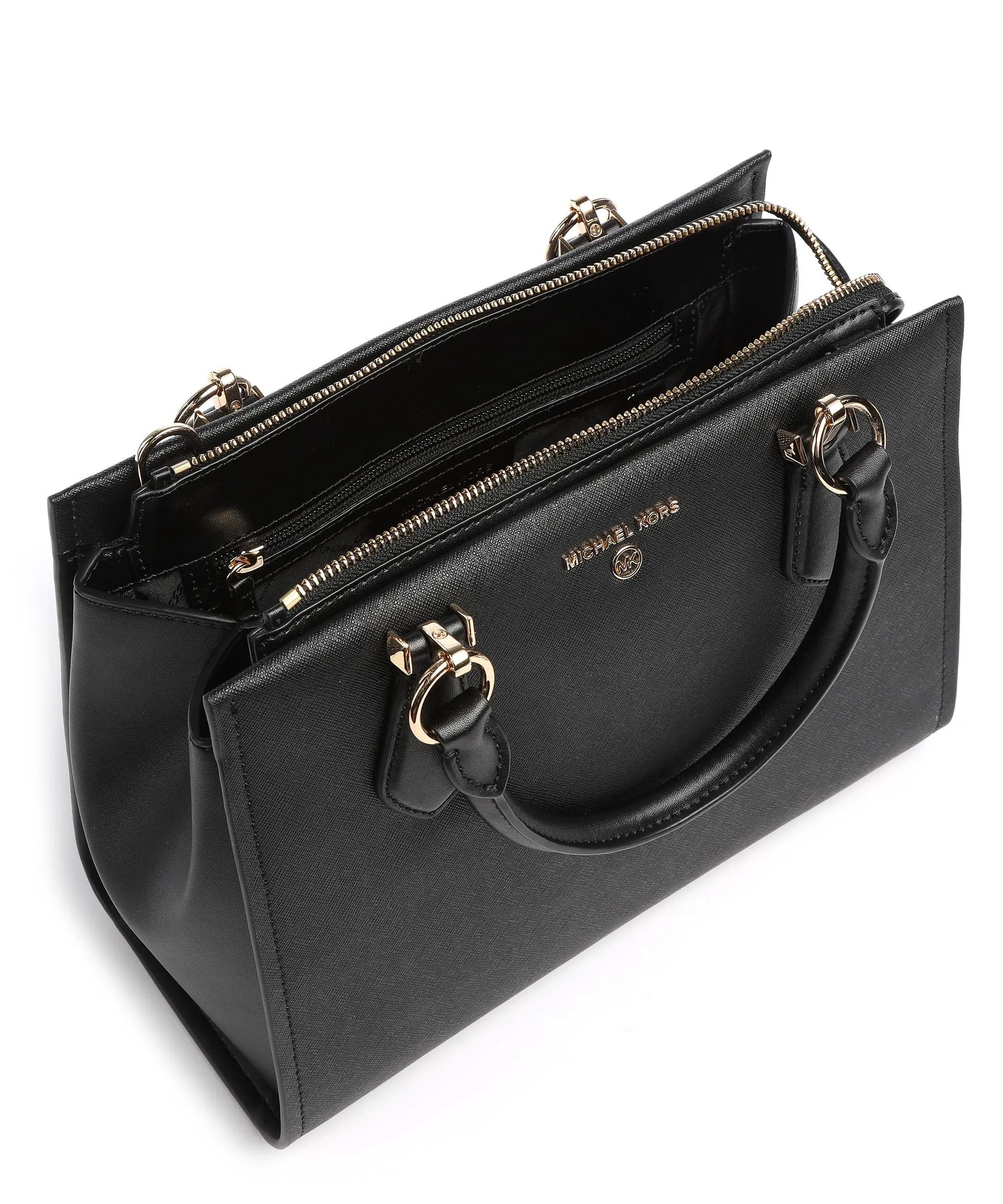  Michael Kors Marilyn Borsa a mano pelle di vacchetta saffiano nero  
