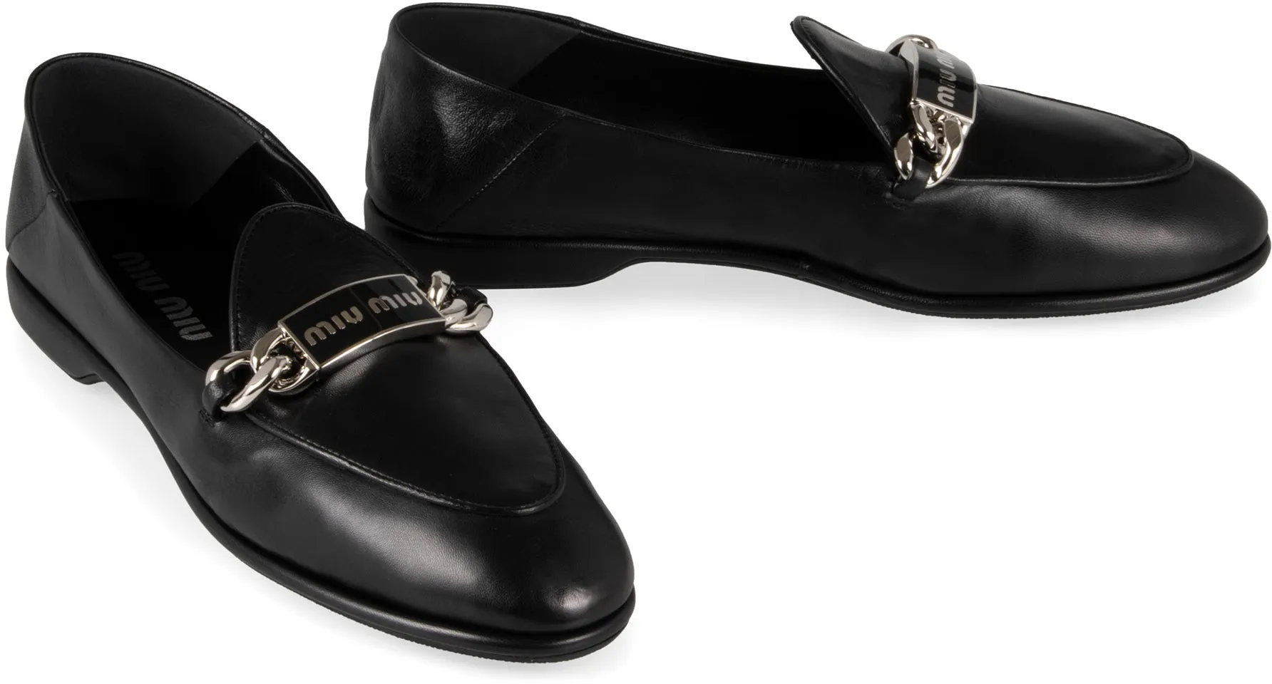 Miu Miu Mocassini in pelle