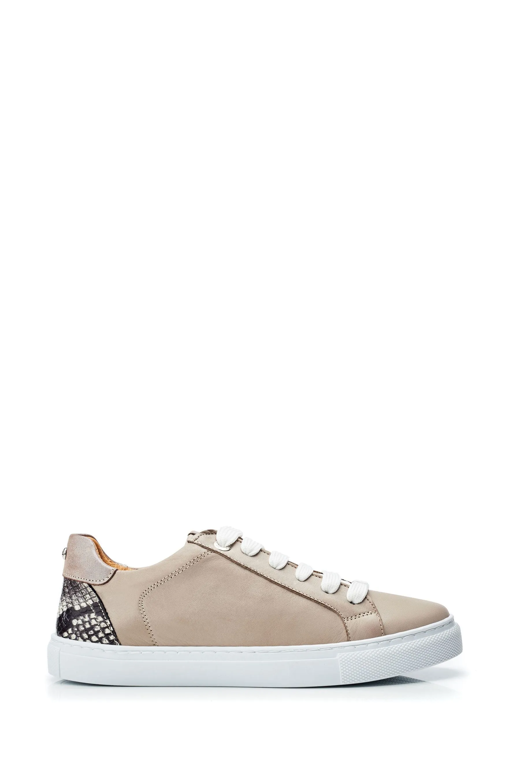 Moda in Pelle Braidie Slim Sole Stringato Scarpe da ginnastica    