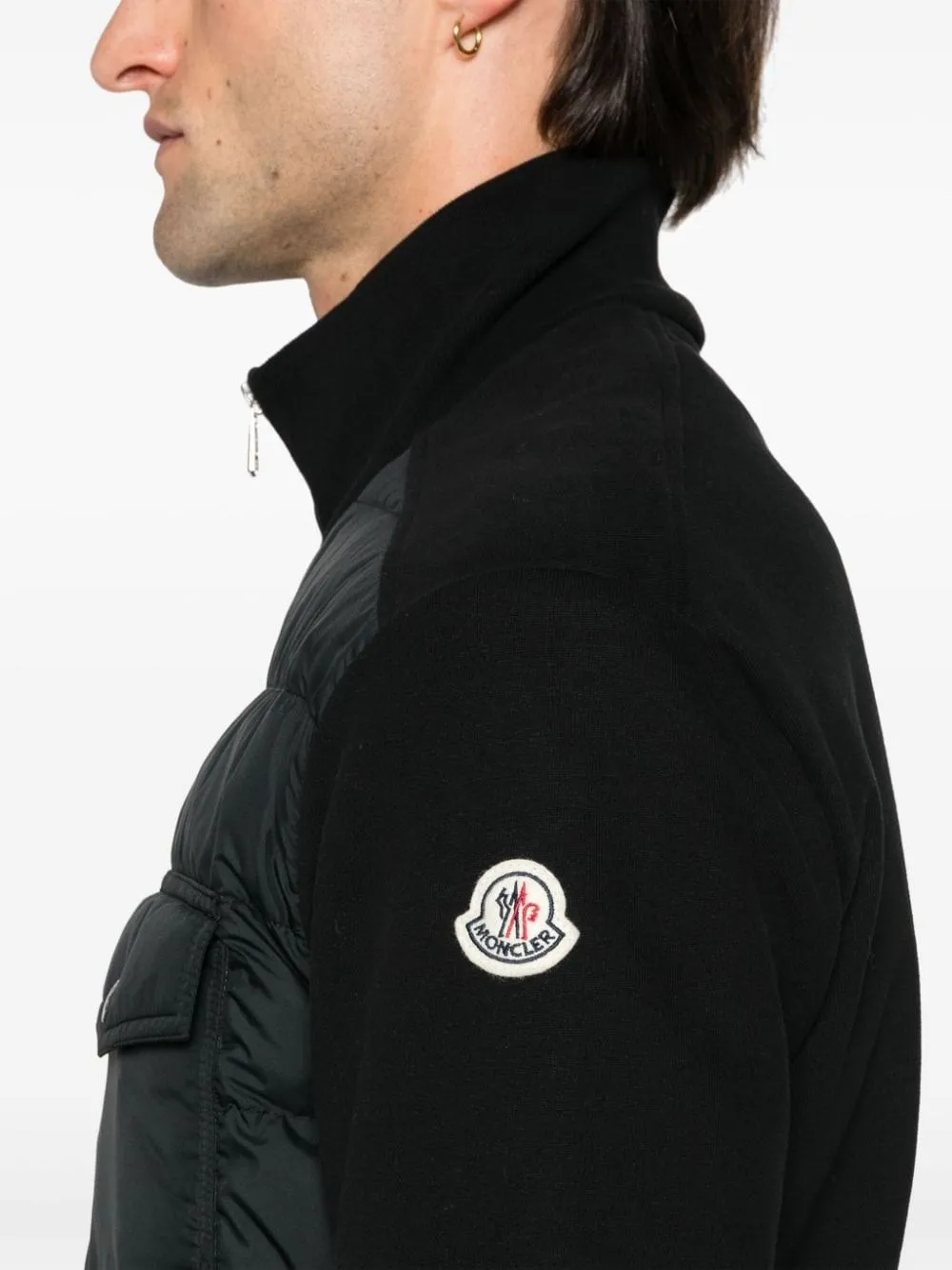 Moncler-Giacca con inserti
