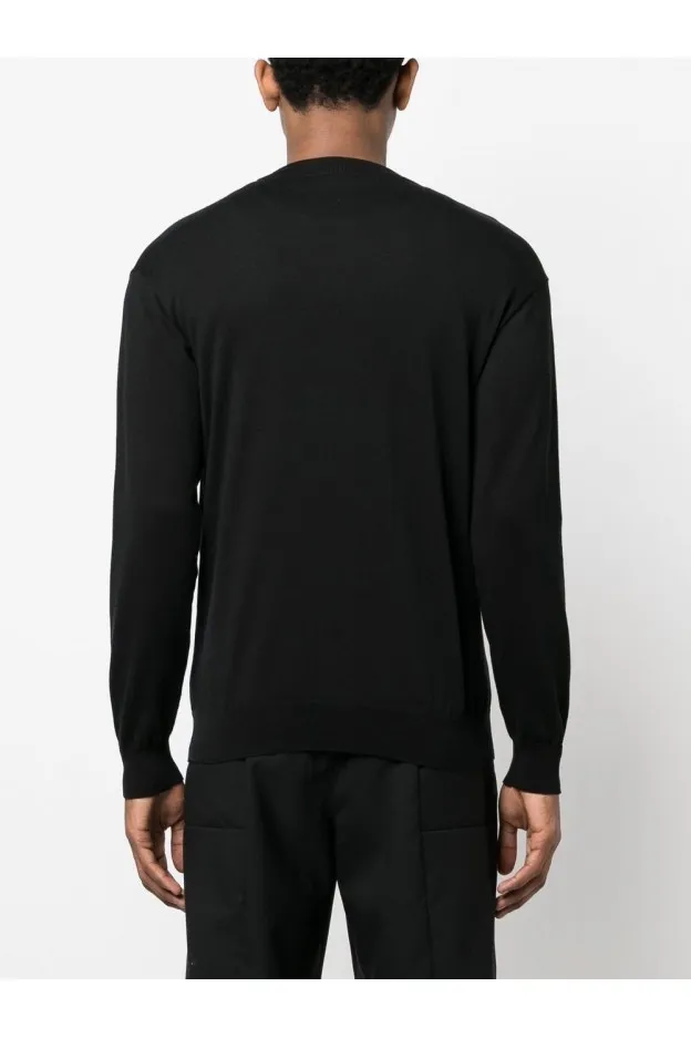 Moschino Cardigan con applicazione Teddy Bear