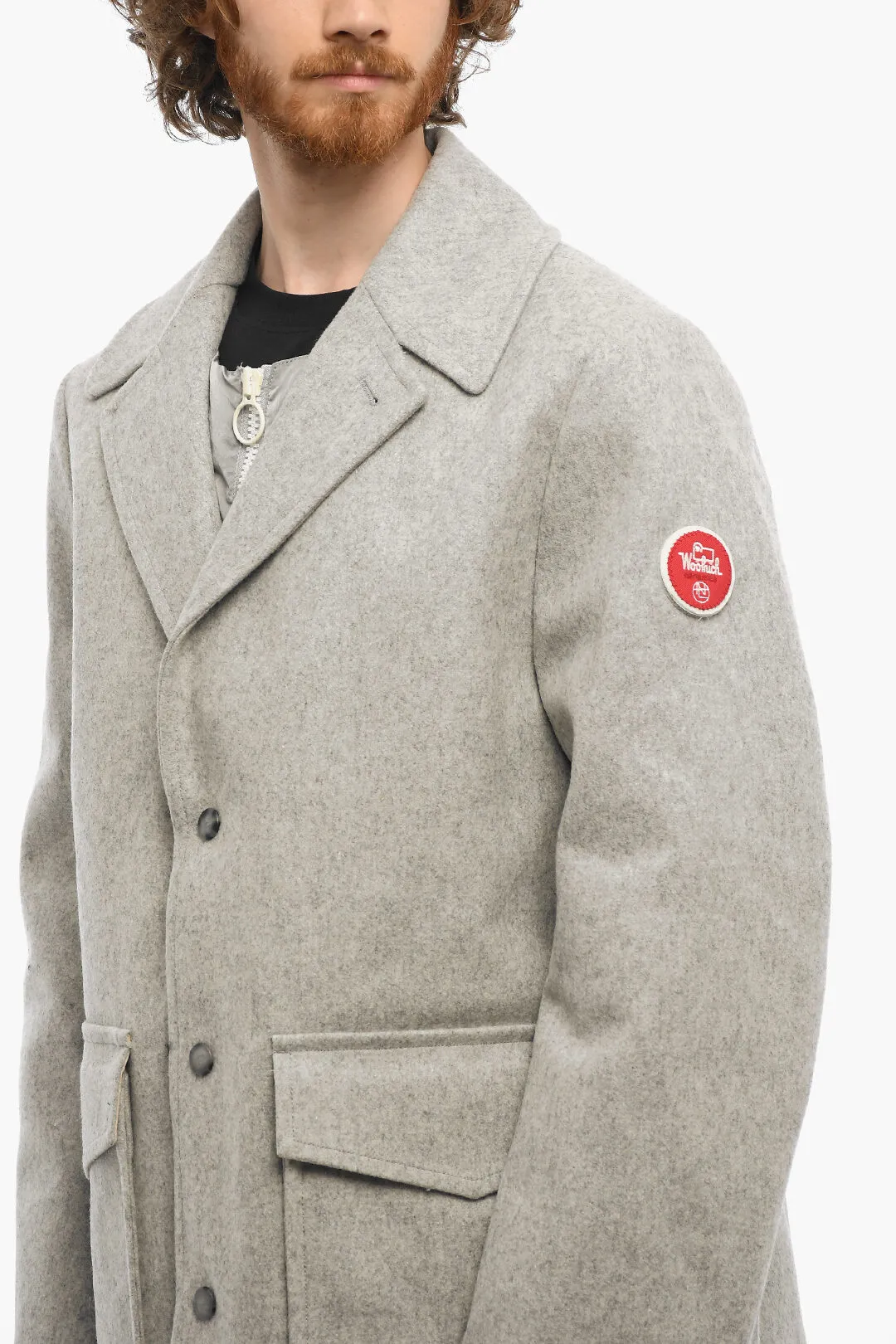 NANAMICA Cappotto Imbottito con Chest Piece Removibile