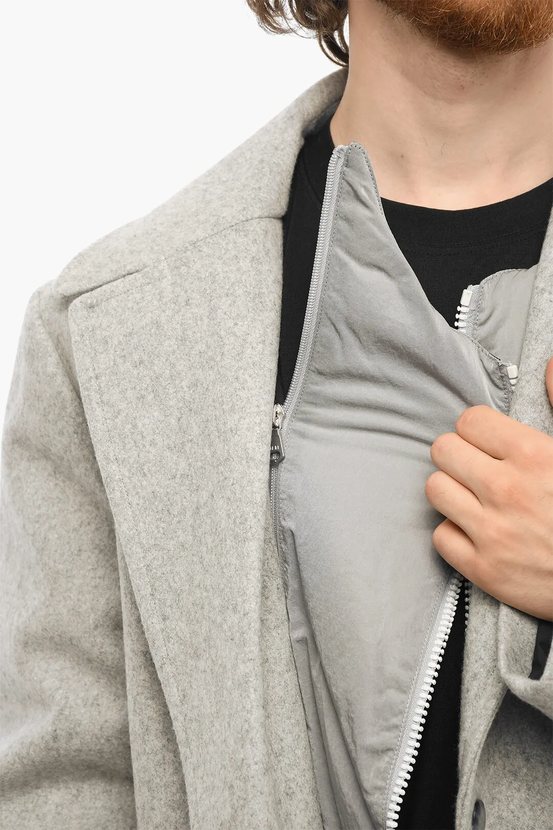 NANAMICA Cappotto Imbottito con Chest Piece Removibile