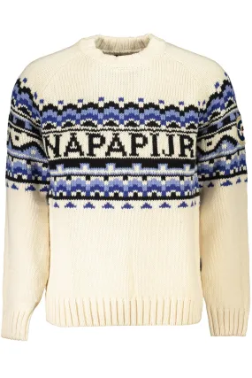 NAPAPIJRI MAGLIONE UOMO BIANCO