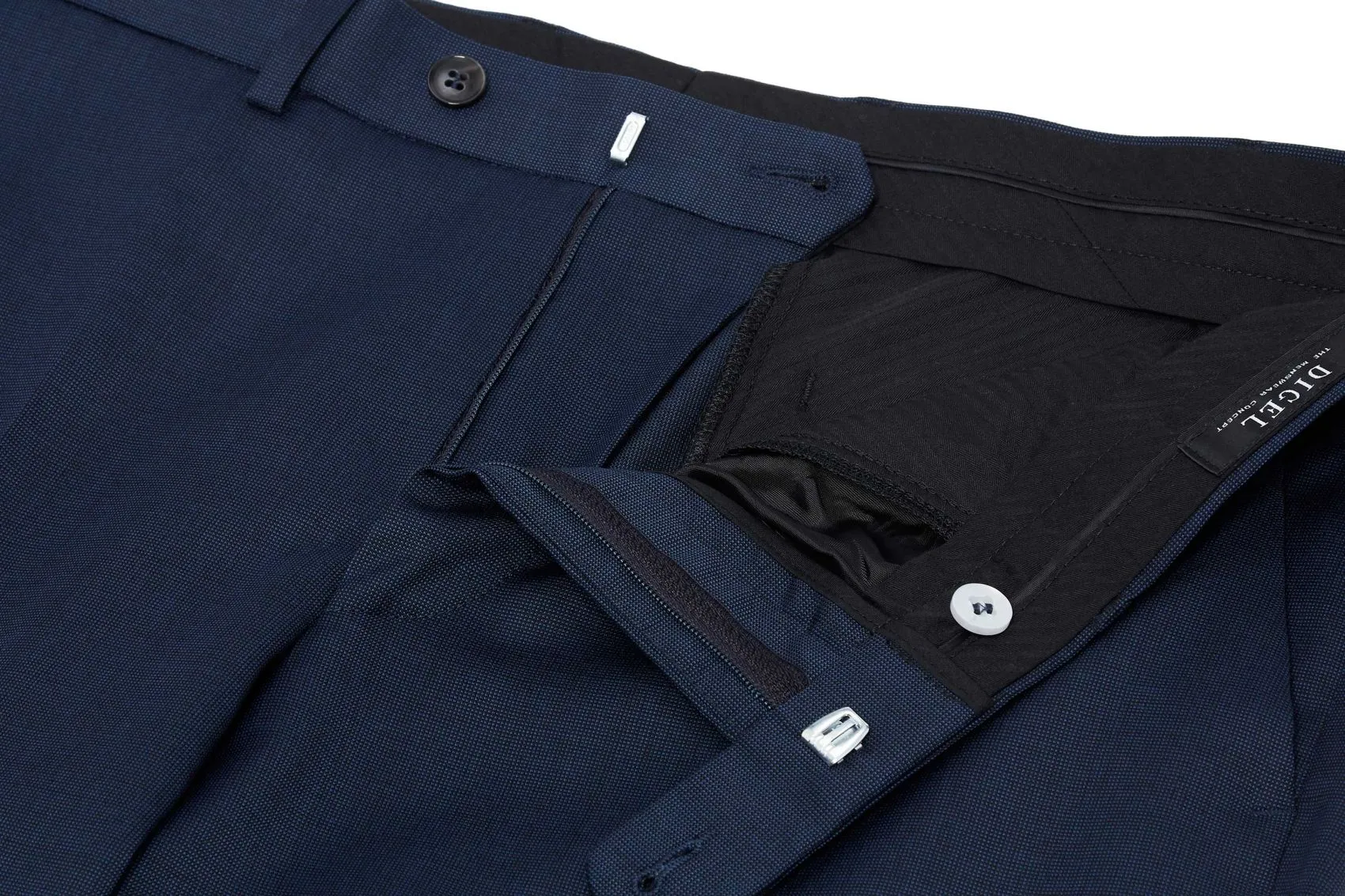 Navy blue dress digel drop six modern fit wool reda 110 's