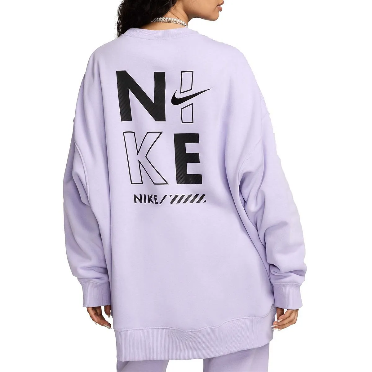      NIKE FELPA GIROCOLLO OVER LOGO RETRO DONNA  