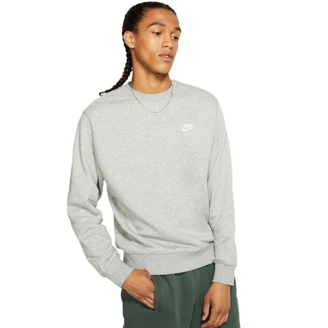 Nike Felpa Sportswear Club Uomo Grigio
