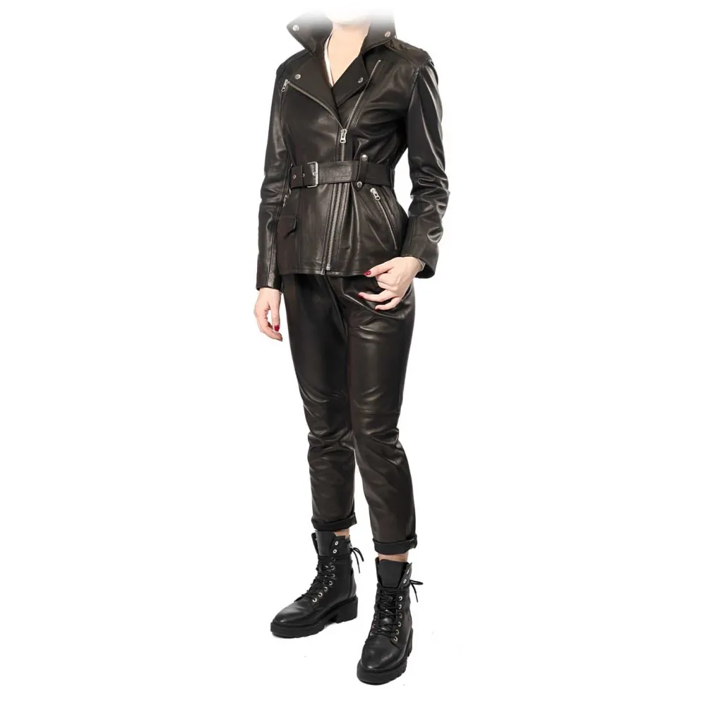 Noblesse Oblige - Monte-Carlo - Izpan - Nero - Pantaloni - Luxury Exclusive Collection