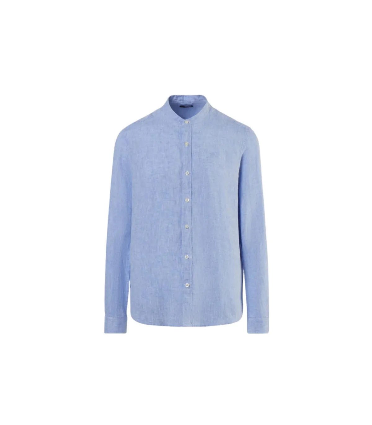 North Sails Uomo Camicia Manica lunga Alla Coreana