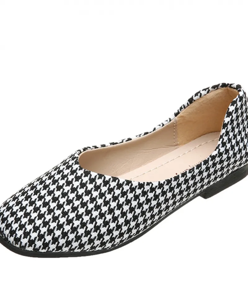 Nuove scarpe basse piatte a punta piatta con fondo morbido Scarpe basse basse da donna Scarpe scoop Scarpe da lavoro da donna in
