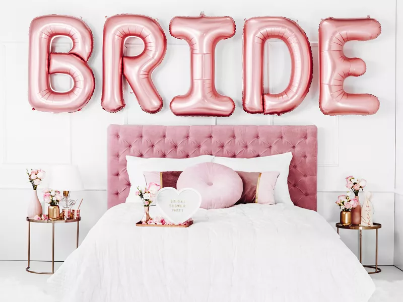Palloncino bride rosa 2,8 mx 86 cm