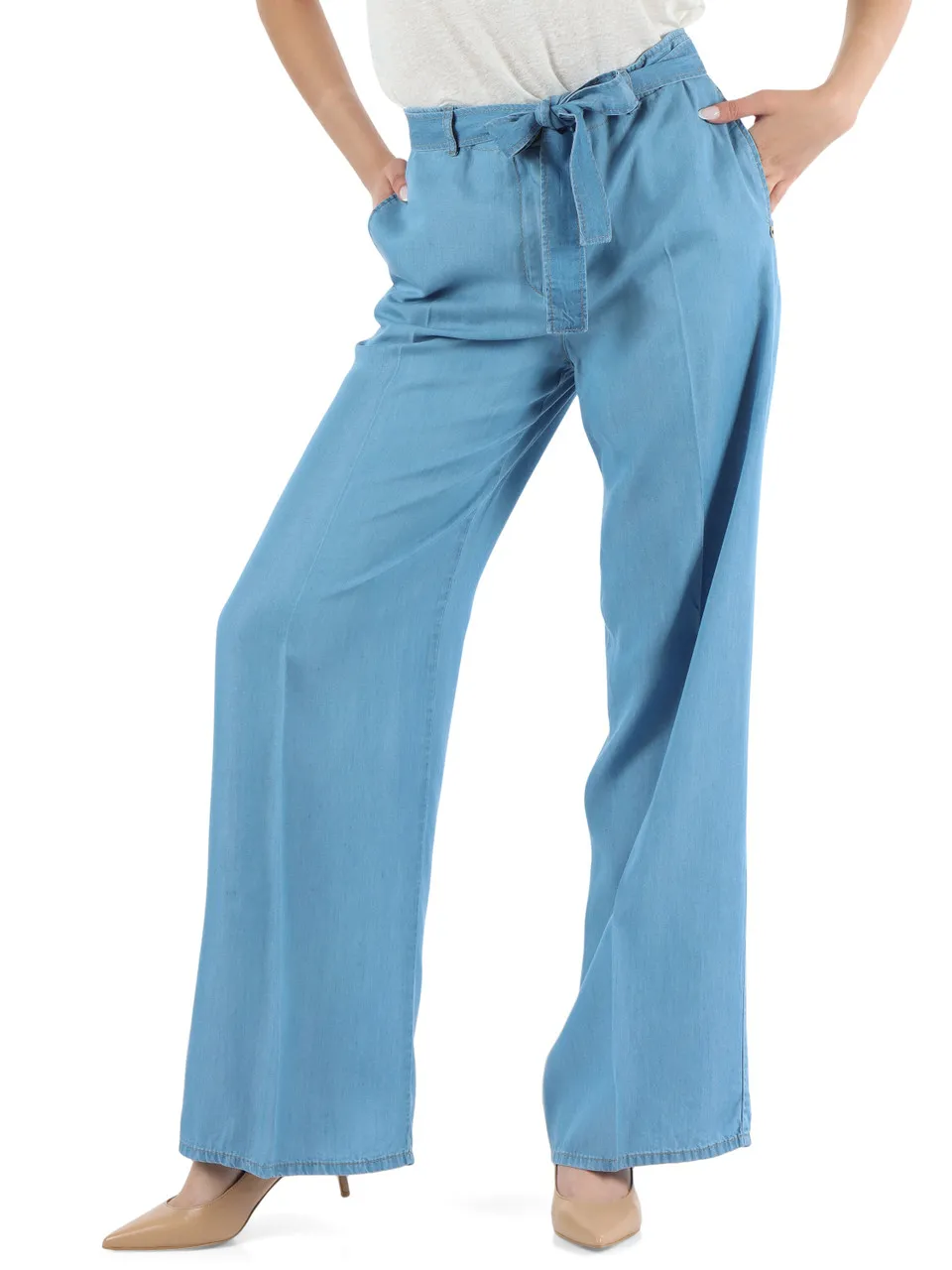 Pantalone in denim leggero di lyocell DINGO