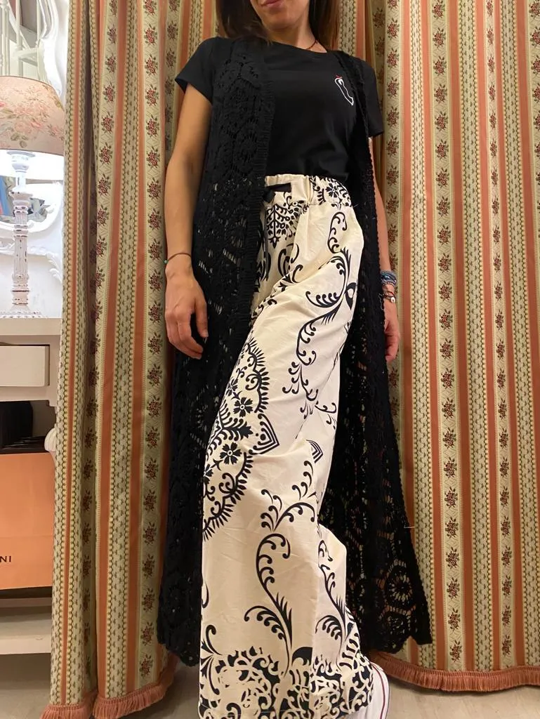 Pantalone Julienne Bianco
