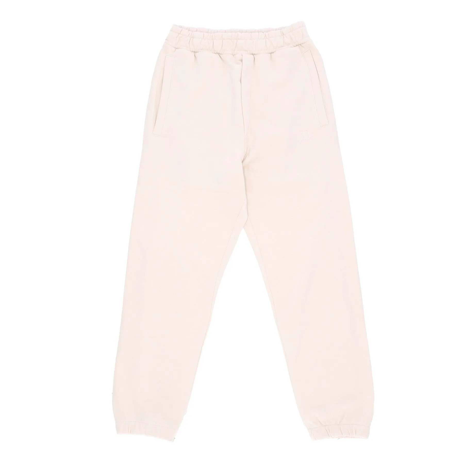 Pantalone Tuta Felpato Uomo Embroidered Logo Pants Sand