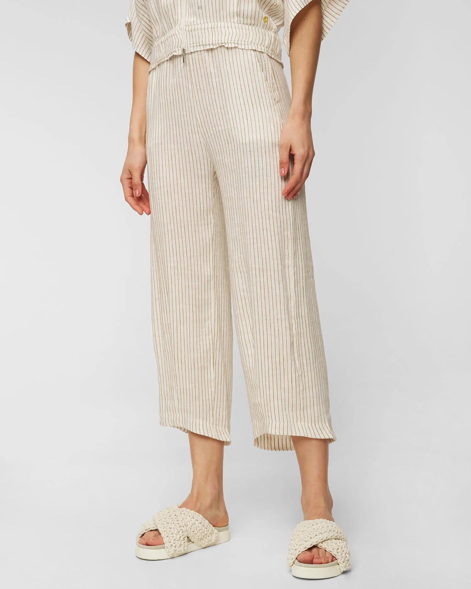 Pantaloni di lino Deha D83538-65101
