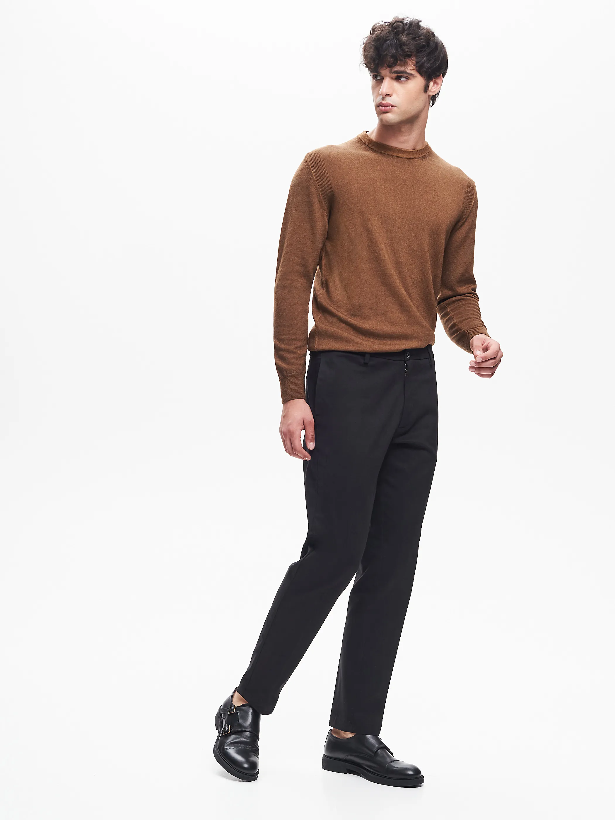      Pantaloni Regular-Fit Uomo in Gabardina QB24     